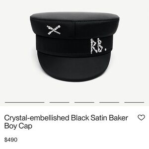 Ruslan Baginskiy Black Crystal Baker Boy Hat